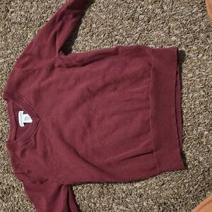 Amazon Essentials Maroon Knit Sweater